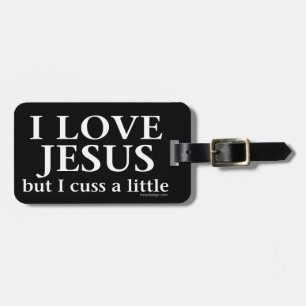 Jag älskar Jesus [bara mig svära a lite], Bagagebricka