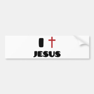 Jag älskar Jesus Bildekal