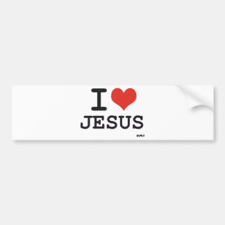 Jag älskar Jesus Bildekal