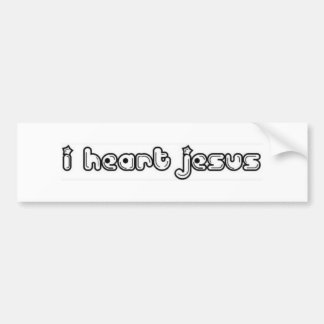 jag älskar Jesus Bildekal