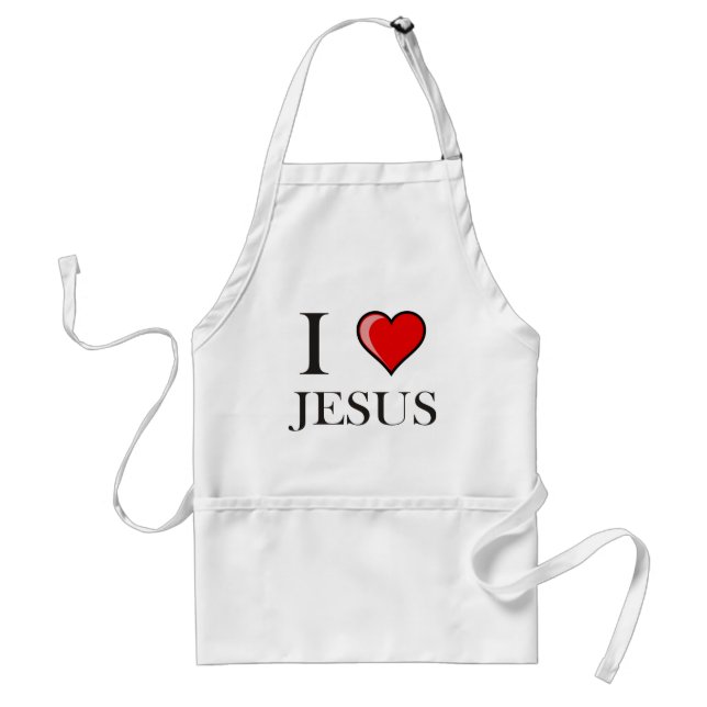 Jag älskar Jesus Förkläde (Framsidan)