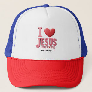 Jag älskar Jesus, Jesus älskar dig En kristen tro Keps