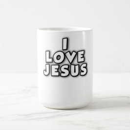 Jag älskar Jesus Kaffemugg