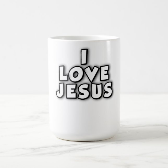 Jag älskar Jesus Kaffemugg (Center)