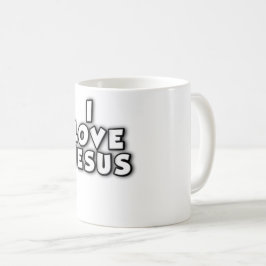Jag älskar Jesus Kaffemugg