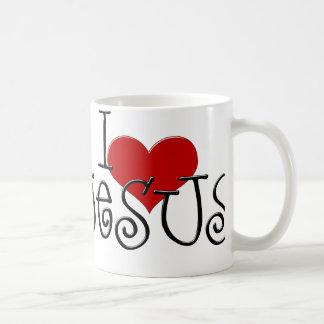 Jag älskar Jesus kaffemugg kopp