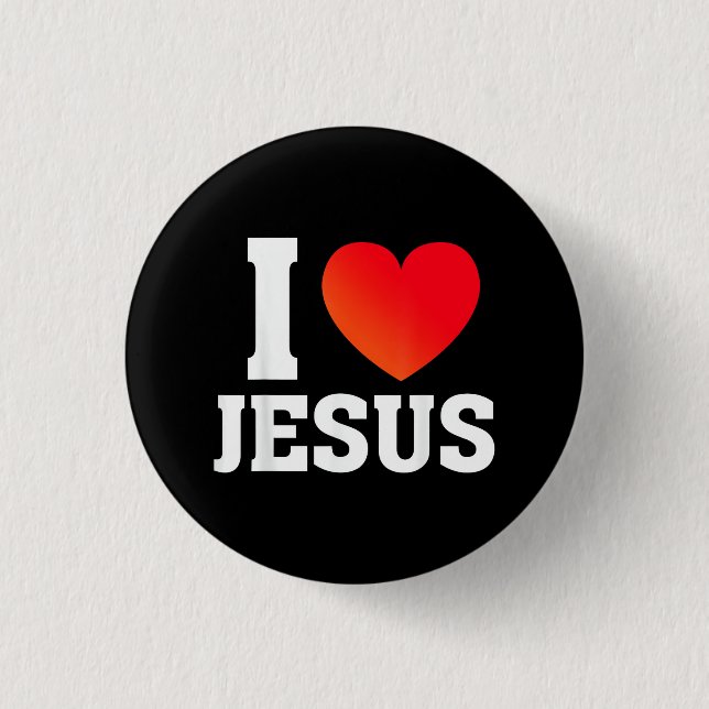 Jag älskar Jesus Knapp (Framsida)