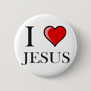 Jag älskar Jesus Knapp