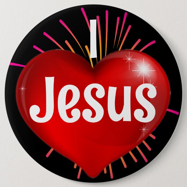 Jag älskar Jesus Knapp (Framsida)