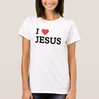 Jag älskar Jesus, kristen tros-T-shirt T Shirt