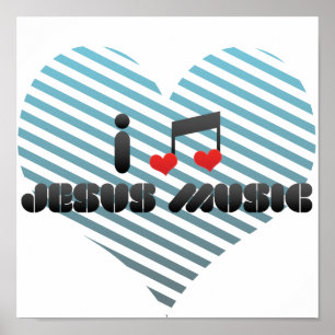 Jag älskar Jesus musik Poster