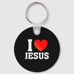 Jag älskar Jesus Nyckelring