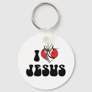Jag älskar Jesus Nyckelring