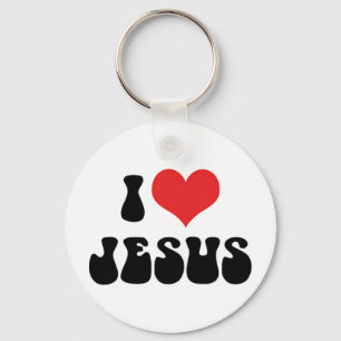 Jag älskar Jesus Nyckelring