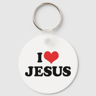 Jag älskar Jesus Nyckelring