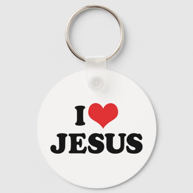 Jag älskar Jesus Nyckelring (Framsida)