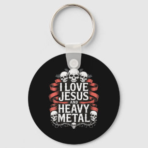 Jag älskar Jesus och heavy metal _7 Nyckelring