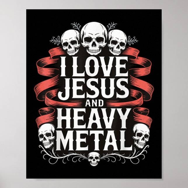 Jag älskar Jesus och heavy metal _7  Poster (Framsidan)