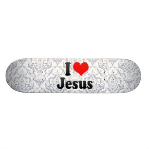 Jag älskar Jesus Old School Skateboard Bräda 18 Cm