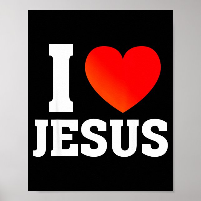 Jag älskar Jesus Poster (Framsidan)