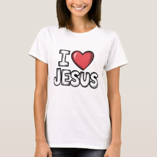 Jag älskar Jesus T Shirt