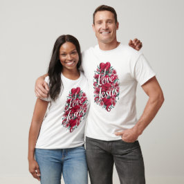 Jag älskar Jesus T-shirt Religion Kristendom