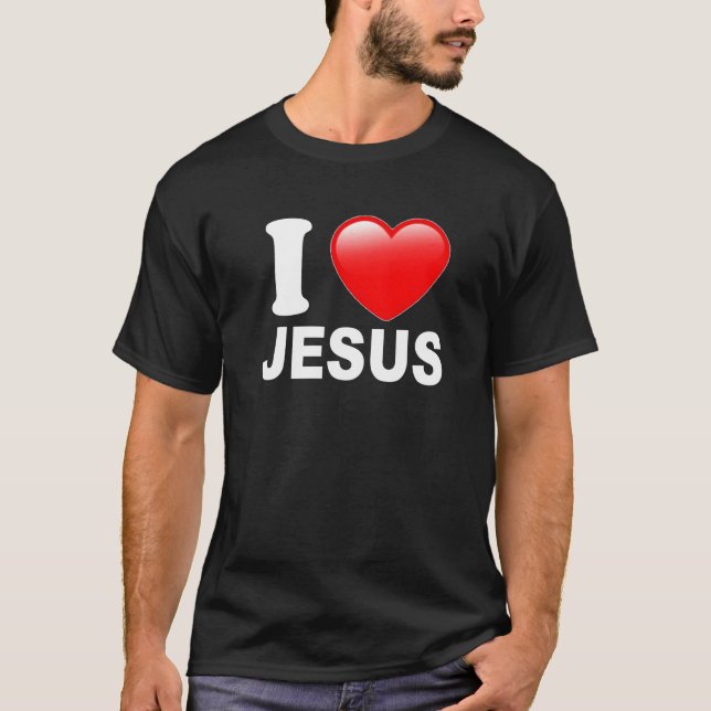 Jag älskar Jesus Tröja (Framsida)