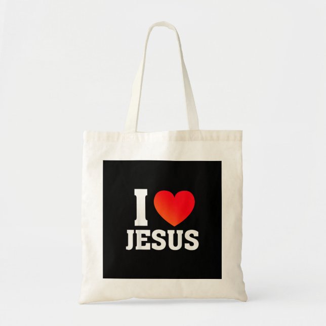 Jag älskar Jesus Tygkasse (Framsidan)