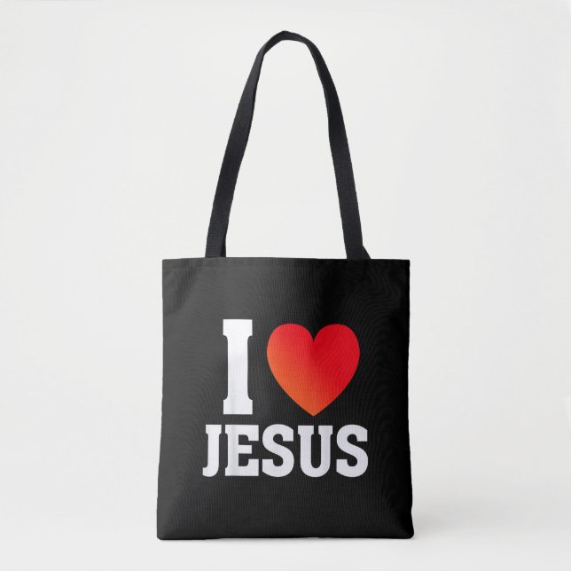 Jag älskar Jesus Tygkasse (Framsida)