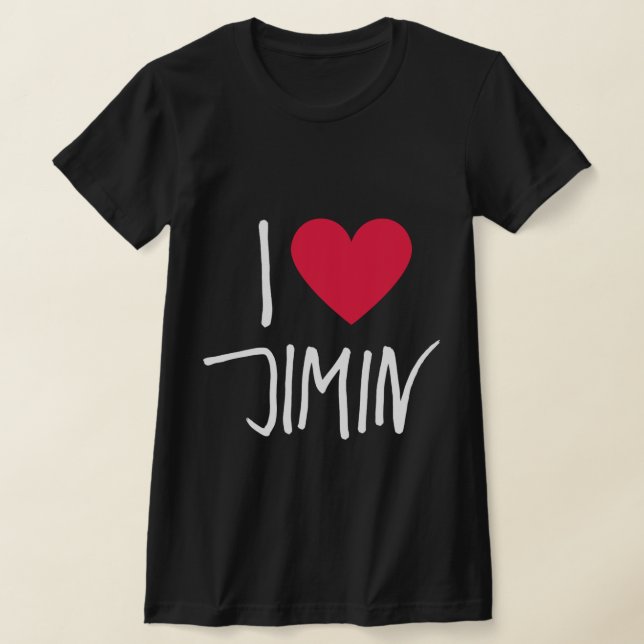 Jag älskar Jimin konsert T-shirt (Laydown)