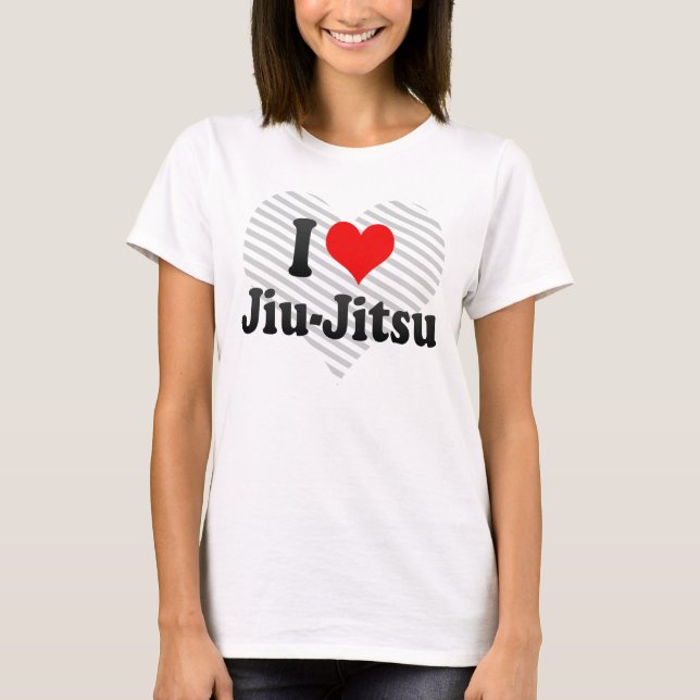 Jag älskar Jiu-Jitsu T-shirt (Framsida)
