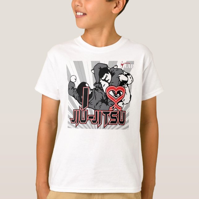 Jag älskar Jiu-Jitsu Tee (Framsida)