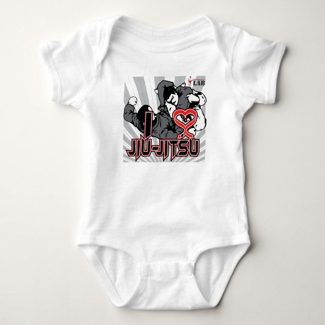 Jag älskar Jiu-Jitsu Tee Shirt (Framsida)