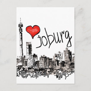 Jag älskar Joburg Vykort