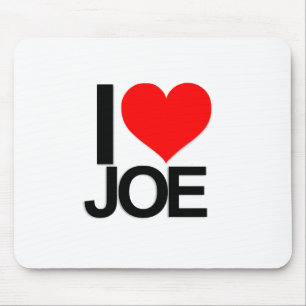 Jag älskar Joe Mousepad Musmatta