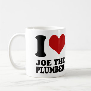 Jag älskar Joe rörmokaremuggen Kaffemugg
