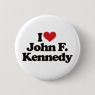 Jag älskar John F. Kennedy Knapp