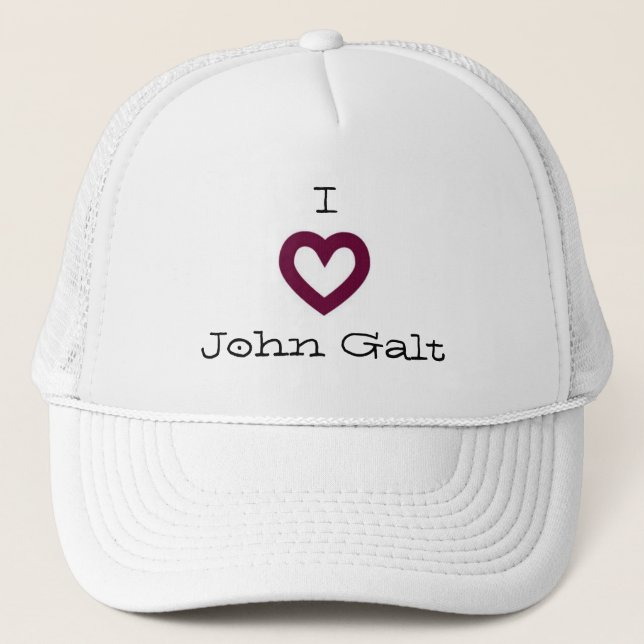 Jag älskar John Galt Keps (Framsida)