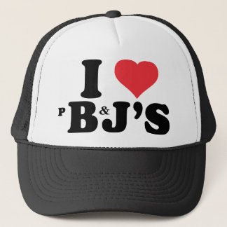 Jag älskar jordnötsmör och gelé skjorta keps