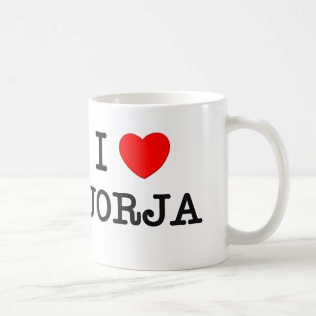 Jag älskar Jorja Kaffemugg (Höger)