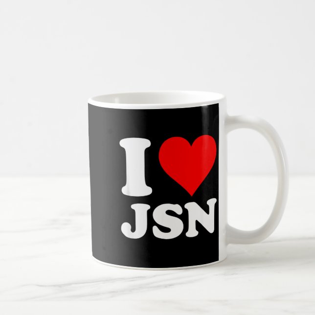 Jag älskar jsn  kaffemugg (Höger)