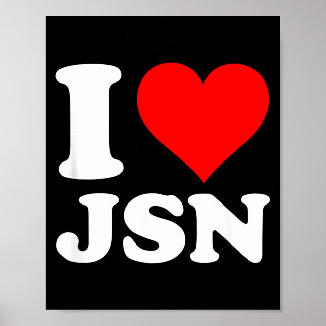 Jag älskar jsn  poster (Framsidan)
