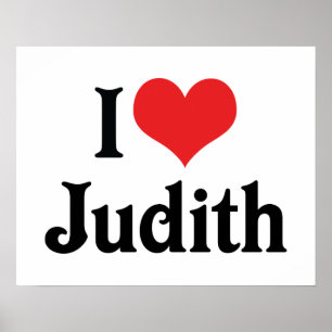 Jag älskar Judith Poster