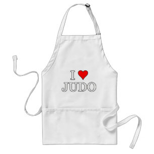 Jag älskar judo förkläde
