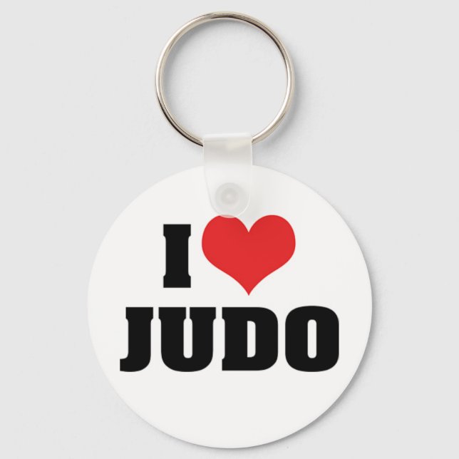 Jag älskar Judo Nyckelring (Framsida)