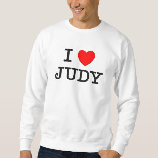 Jag älskar Judy Lång Ärmad Tröja