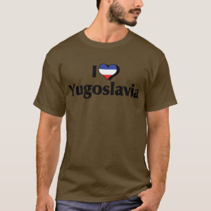 Jag älskar Jugoslavien Flagga Tröja