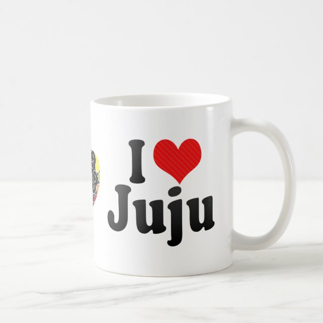 Jag älskar Juju Kaffemugg (Höger)