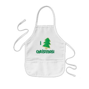 Jag älskar jul! barnförkläde