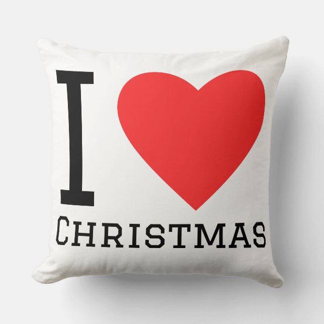 Jag älskar jul  kudde (Framsida)